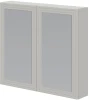 Szafka lustrzana Toreto z cichym domykiem do łazienki 80 cm cashmere mat