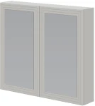 Szafka lustrzana Toreto z cichym domykiem do łazienki 80 cm cashmere mat
