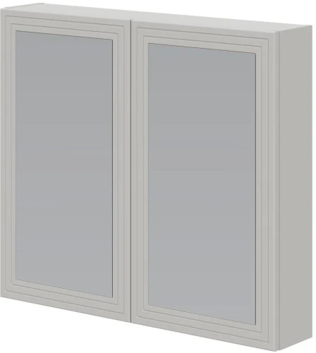 Szafka lustrzana Toreto z cichym domykiem do łazienki 80 cm cashmere mat