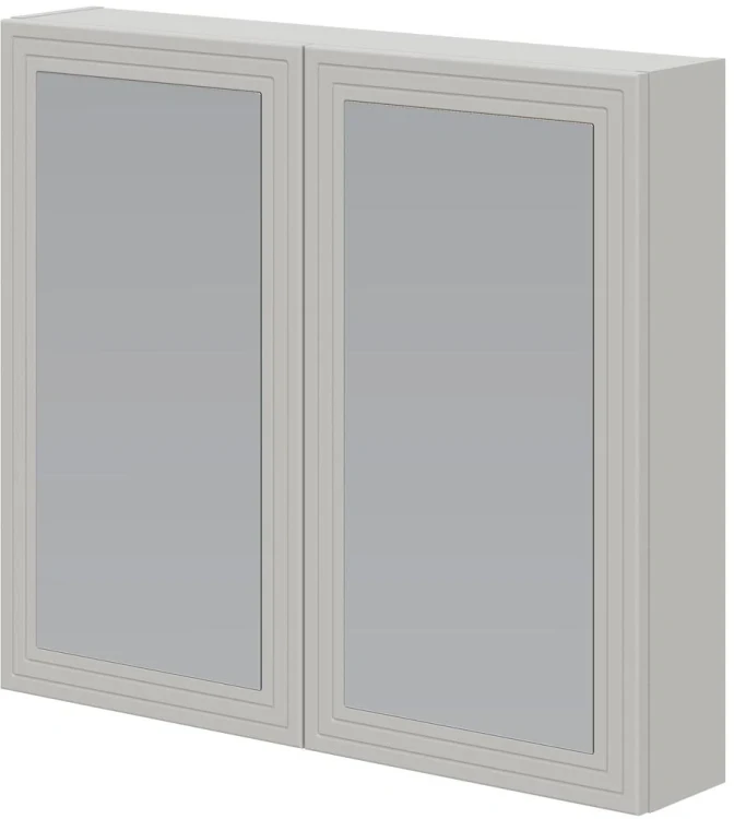 Szafka lustrzana Toreto z cichym domykiem do łazienki 80 cm cashmere mat