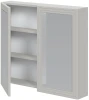 Szafka lustrzana Toreto z cichym domykiem do łazienki 80 cm cashmere mat
