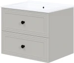 Szafka pod umywalkę Toreto z 2 szufladami do łazienki 60 cm cashmere