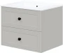 Szafka pod umywalkę Toreto z 2 szufladami do łazienki 60 cm cashmere