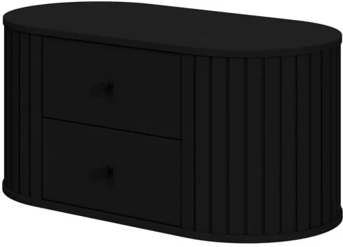 Szafka pod umywalkę Venezia z 2 szufladami do łazienki 95 cm czarny