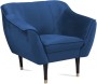 Fotel tapicerowany Grace w stylu skandynawskim 48H - Royal 22