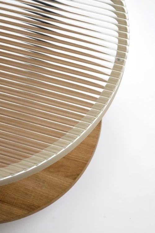 Stolik kawowy Kamala z półką do salonu 110 cm naturalny/czarny