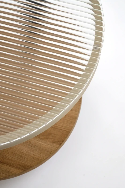 Stolik kawowy Kamala z półką do salonu 110 cm naturalny/czarny