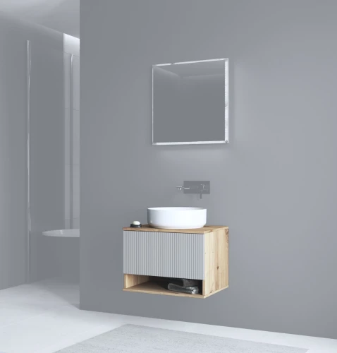 Szafka pod umywalkę Aviola z szufladą 60 cm dąb artisan/kaszmir mat