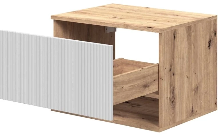 Szafka pod umywalkę Aviola z szufladą 60 cm dąb artisan/kaszmir mat
