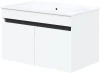 Szafka pod umywalkę Figaro dwudrzwiowa nowoczesna do łazienki 80 cm biały