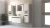 Szafka pod umywalkę Figaro dwudrzwiowa nowoczesna do łazienki 80 cm biały