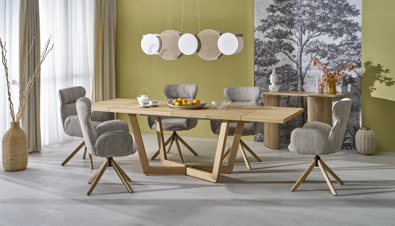 Stół rozkładany Massive 3 160-250 cm skandynawski do jadalni dąb naturalny