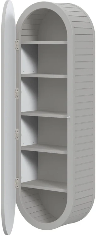 Słupek łazienkowy Venezia jednodrzwiowy z 5 półkami 43 cm cashmere mat