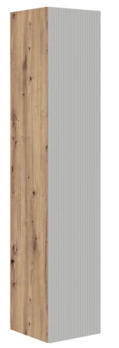 Słupek łazienkowy Aviola jednodrzwiowy nowoczesny 33 cm dąb artisan/kaszmir mat