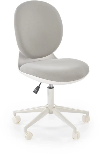 Fotel obrotowy Orion 2 nowoczesny do pokoju młodzieżowego biały/jasny popiel