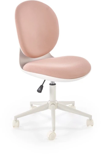 Fotel obrotowy Orion 2 nowoczesny do pokoju młodzieżowego biały/jasny różowy