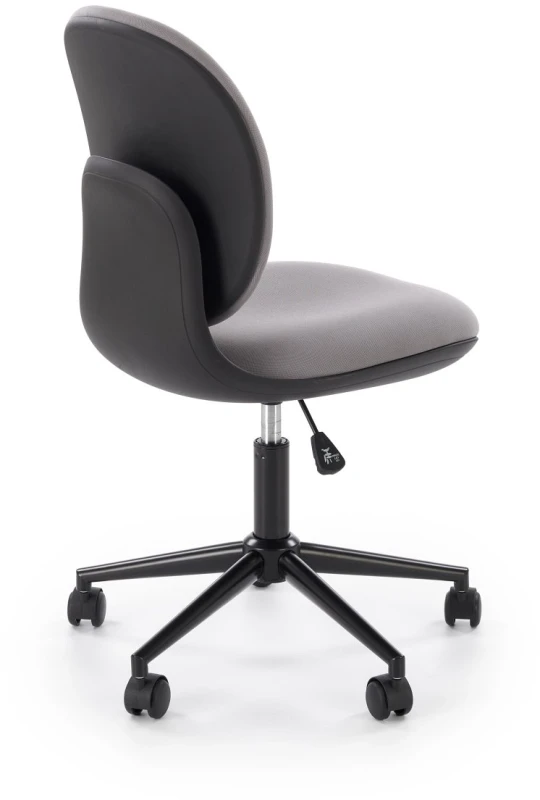 Fotel obrotowy Orion nowoczesny do pokoju młodzieżowego czarny/popielaty