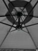 Parasol ogrodowy Merato składany z wysięgnikiem 350 cm + pokrowiec Szary