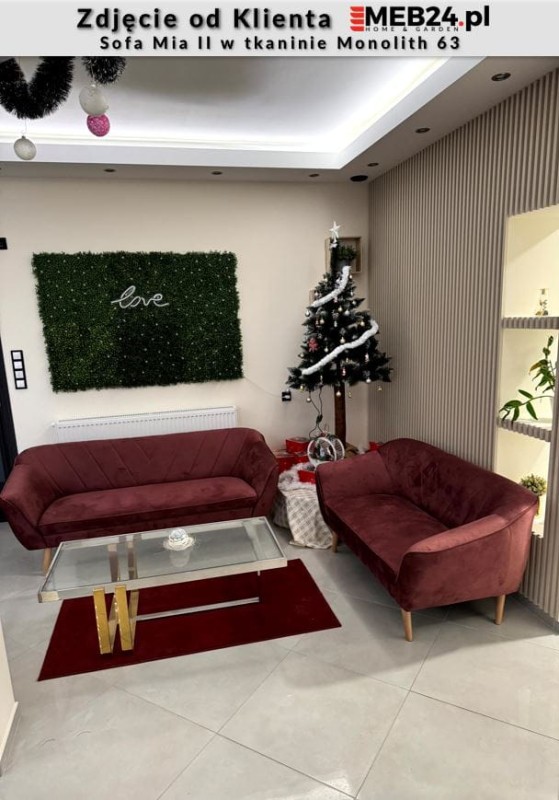 Sofa Mia II w stylu skandynawskim - zdjęcie od klienta