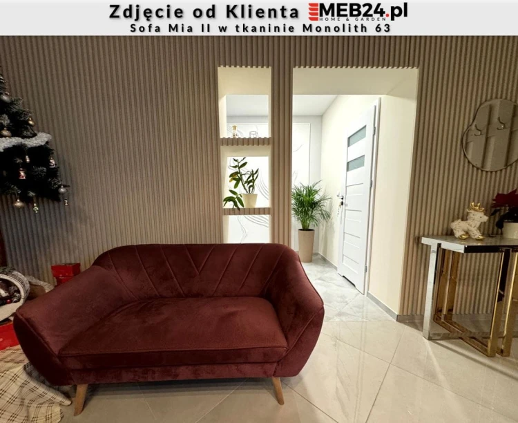 Sofa Mia II w stylu skandynawskim - zdjęcie od klienta