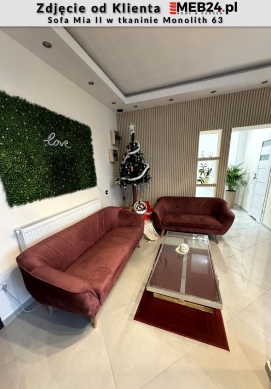 Sofa Mia II w stylu skandynawskim - zdjęcie od klienta