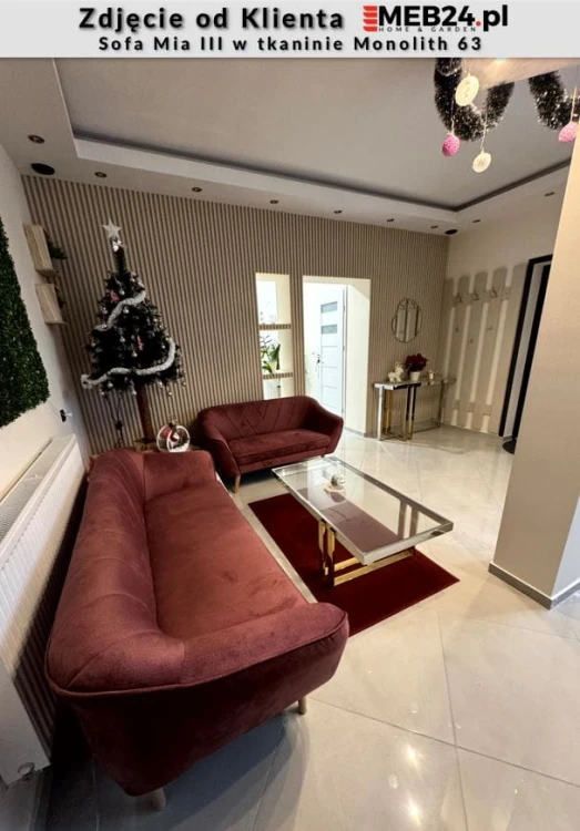Sofa Mia III w stylu skandynawskim - zdjęcie od klienta