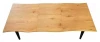 Stół rozkładany Fresno do jadalni 150-210 cm dąb/czarny mat