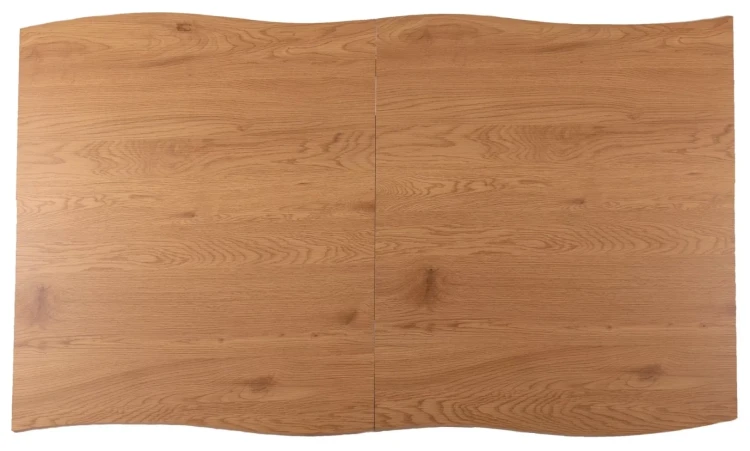 Stół rozkładany Fresno do jadalni 150-210 cm dąb/czarny mat
