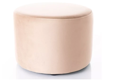 Pufa tapicerowana Doti A Velvet do salonu 43 cm beż Bluvel 28