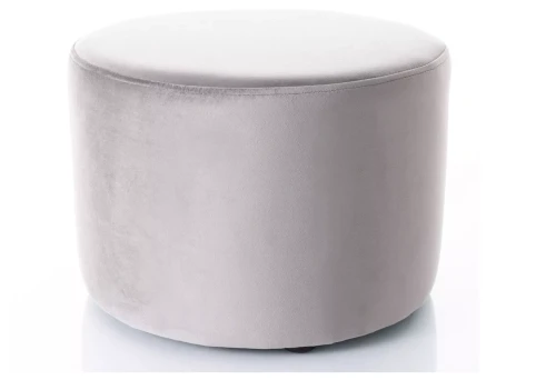 Pufa tapicerowana Doti A Velvet do salonu 43 cm szary Bluvel 13