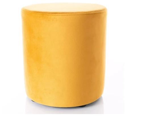 Pufa tapicerowana Doti B Velvet do salonu 38 cm curry Bluvel 68