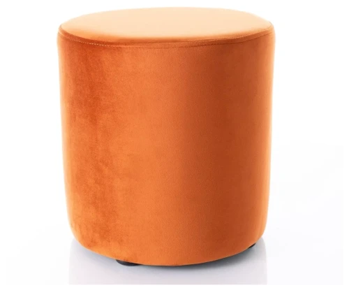 Pufa tapicerowana Doti C Velvet do salonu 33 cm cynamonowy Bluvel 4215