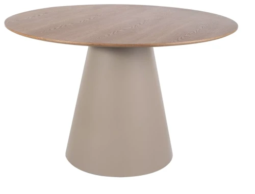 Stół okrągły Angel do jadalni 120 cm dąb/kaszmir