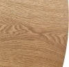 Stół okrągły Angel do jadalni 100 cm dąb/czarny mat