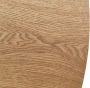 Stół okrągły Angel do jadalni 100 cm dąb/czarny mat
