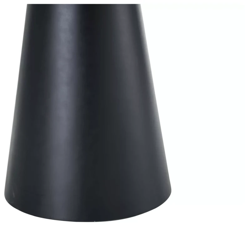 Stół okrągły Angel do jadalni 120 cm dąb/czarny mat