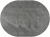 Stół okrągły Angel II rozkładany do jadalni 120-160 cm szary efekt marmuru/czarny