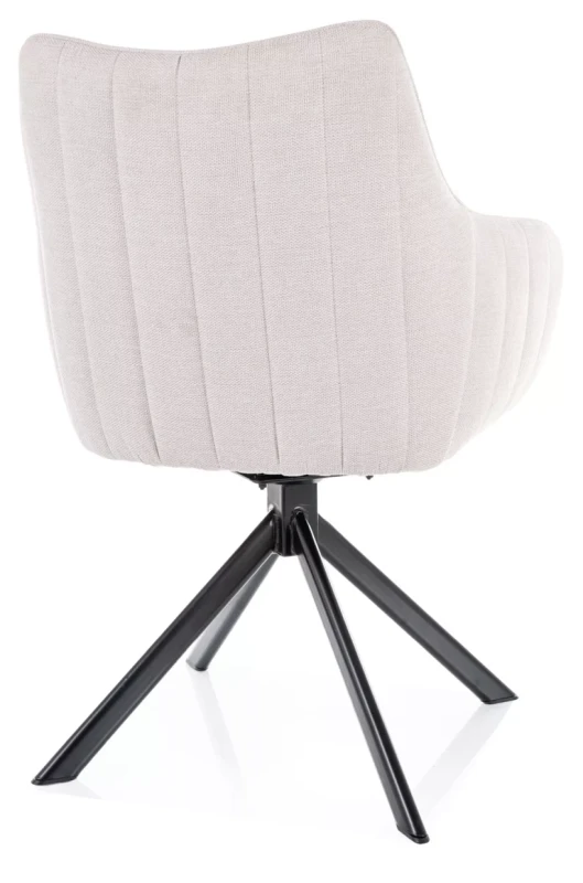 Krzesło tapicerowane Azalia Brego jasny beż .22