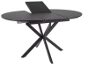 Stół rozkładany Gaston Ceramic do jadalni 100-135 cm czarny mat