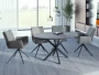 Stół rozkładany Gaston Ceramic do jadalni 100-135 cm szary mat