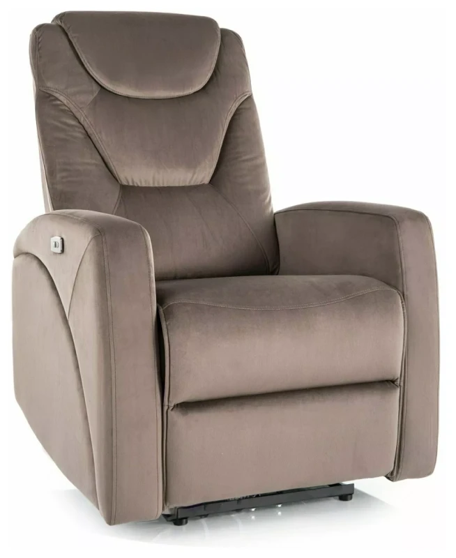 Fotel rozkładany Kronos Velvet cappuccino Bluvel 38