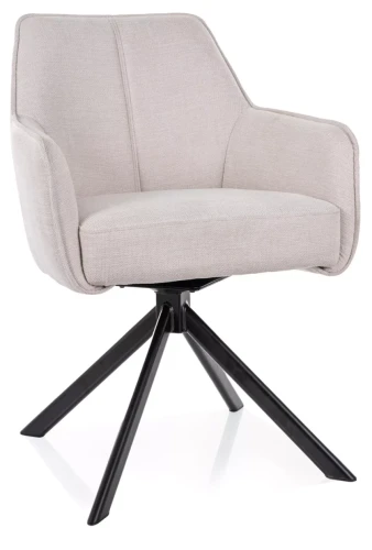 Krzesło tapicerowane Notti Brego jasny beż .22