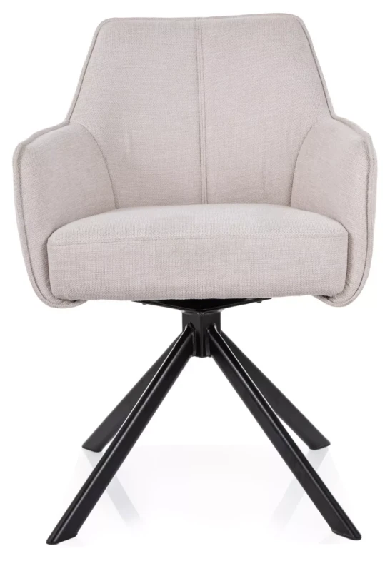 Krzesło tapicerowane Notti Brego jasny beż .22