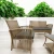 Zestaw mebli ogrodowych z technorattanu Patio Luxe Naturalny