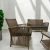 Zestaw mebli ogrodowych z technorattanu Patio Luxe Brąz jasny