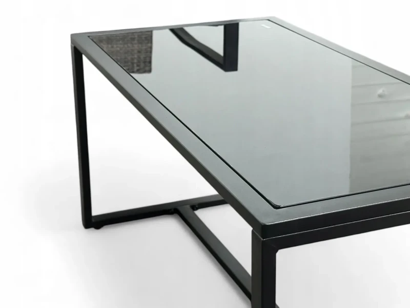 Zestaw mebli ogrodowych z technorattanu Palma Czarny