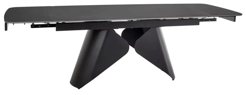 Stół rozkładany Armando ceramiczny do jadalni 160-240 cm czarny mat