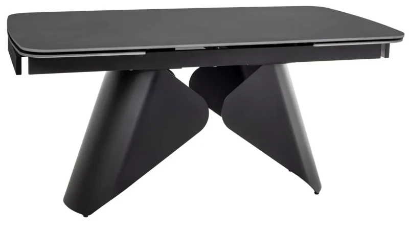 Stół rozkładany Armando ceramiczny do jadalni 160-240 cm czarny mat