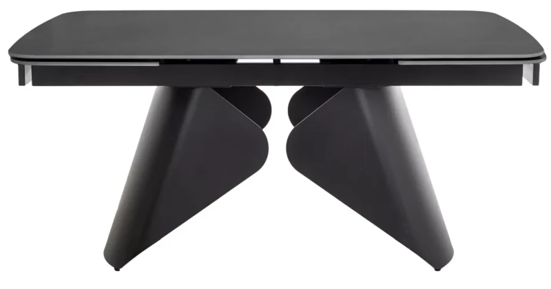 Stół rozkładany Armando ceramiczny do jadalni 160-240 cm czarny mat