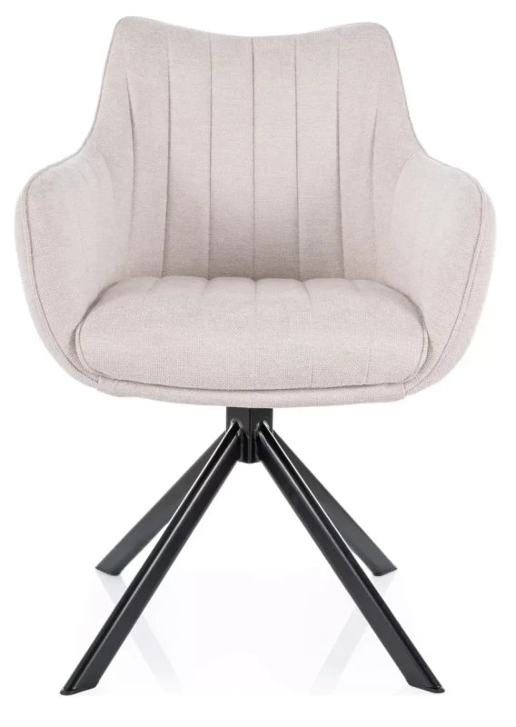 Krzesło tapicerowane Azalia Brego jasny beż .22